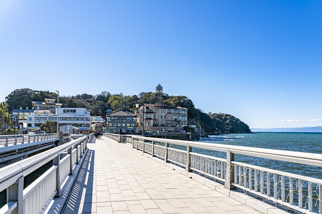 「江の島大橋・江の島弁天橋」は江の島の玄関口